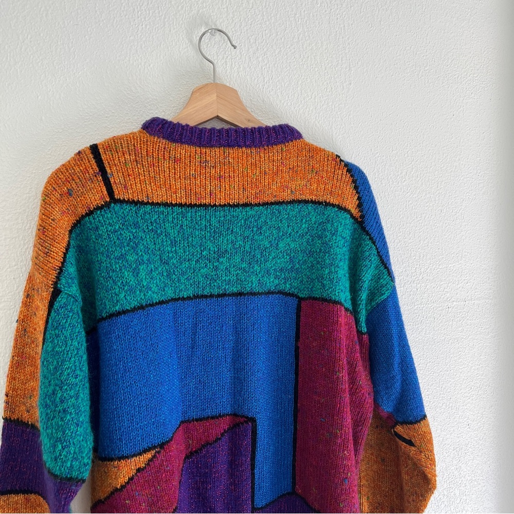 Retro Colorblock Sweater - Picture 4 of 6